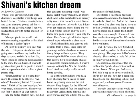 Shivani's Kitchen dream Page 1