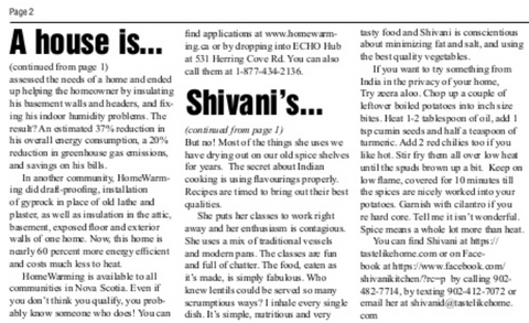 Shivani's Kitchen dream page 2