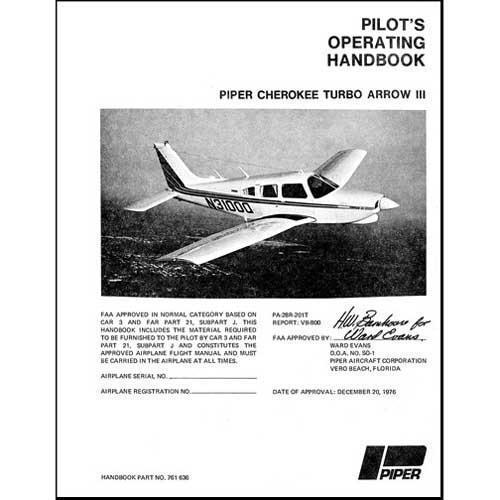 Piper Arrow Manuals, Checklists and Models
