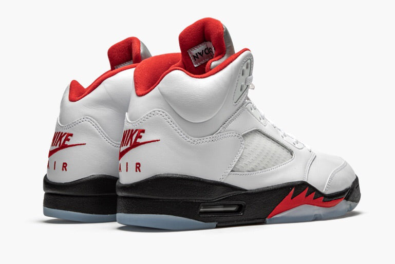 Jordan 5 Retro “Fire Red-Silver Tongue 