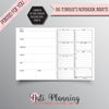 LIST PRINTED B6 Travelers Notebook Inserts | TN Inserts | Foxy Fix No 5 Inserts | Chic Sparrow Inserts | Travellers Notebook | General