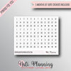 EC Printed A5 Travelers Notebook Inserts | TN Inserts | Foxy Fix Inserts | Weekly Inserts | Travellers Notebook Inserts | WO2P Calligraphy