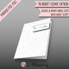 VERTICAL Printed B6 Travelers Notebook Inserts | EC Style TN Inserts | Foxy Fix Inserts | Planner | Travellers Notebook | WO2P | Calligraphy