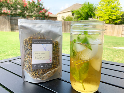 Loose leaf lavender chamomile sun tea