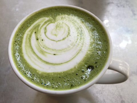 Matcha green tea latte