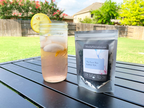 Loose leaf purple sun tea