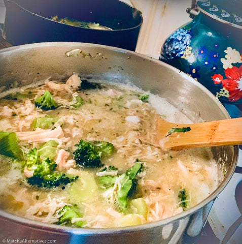 Moringa stew broccoli pot - Matcha Alternatives
