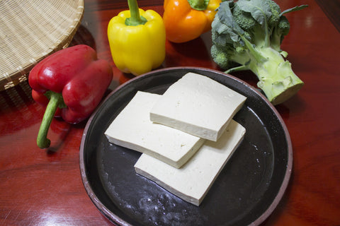 Unprocessed soy tofu