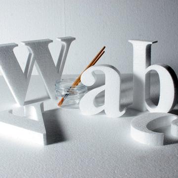 Times  New Roman Bold Polystyrene Letters