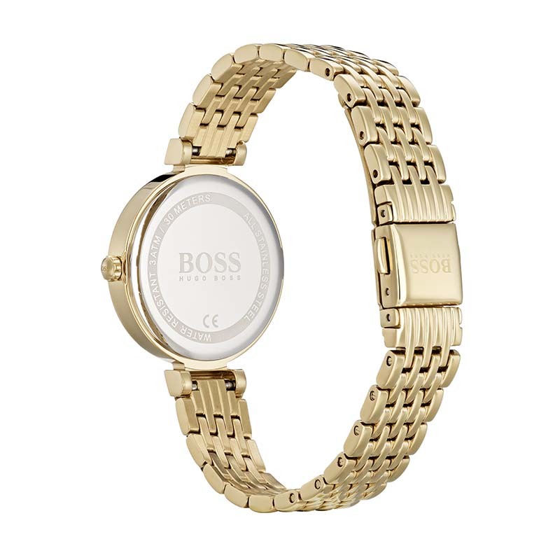 ladies gold hugo boss watch