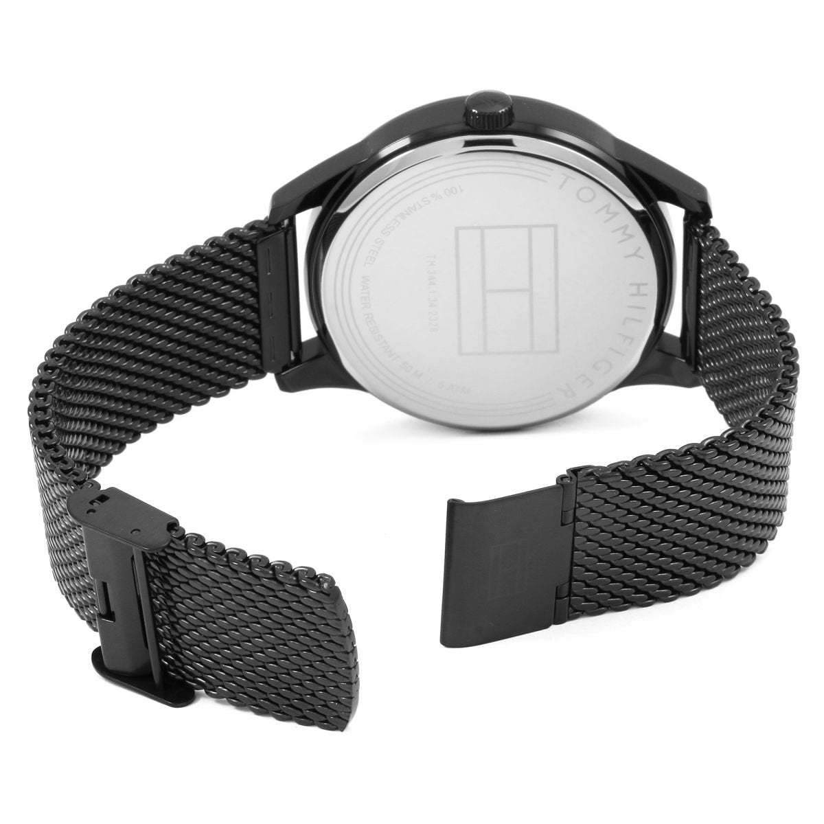 tommy hilfiger damon watch black