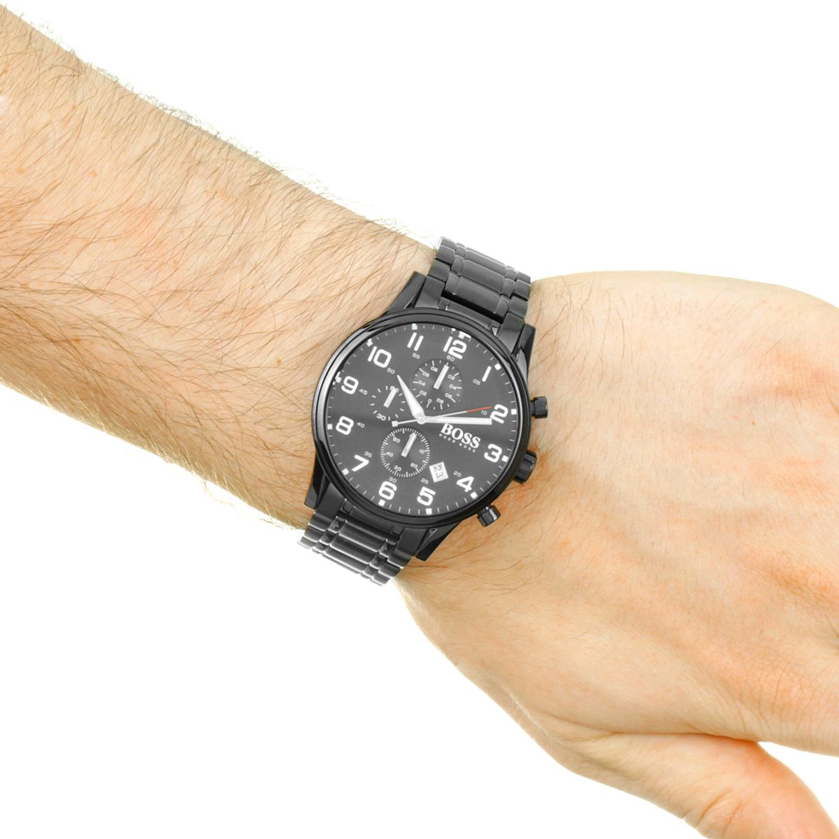 boss aeroliner chronograph watch