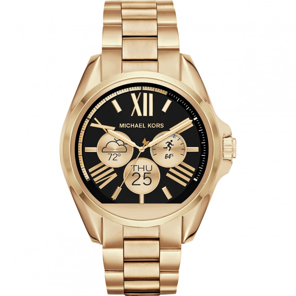 michael kors smart watches gold