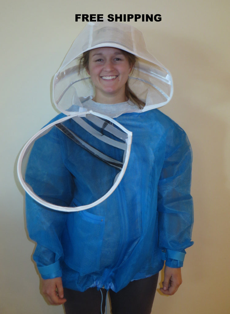 Cool Blue ventilated Beekeepers Jacket USA – Millerbees