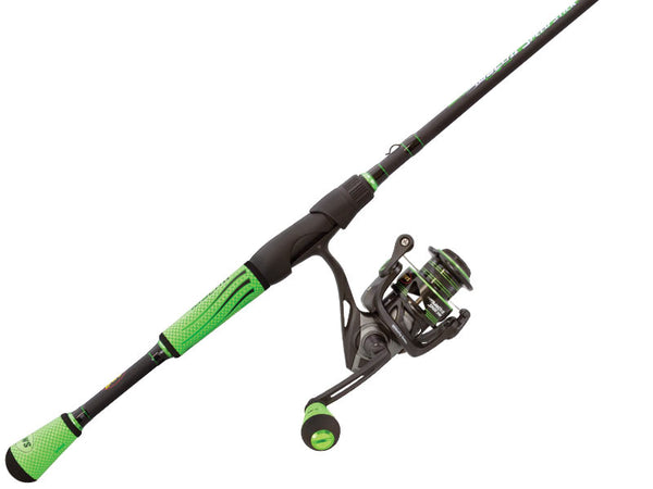 One Bass Fishing Rod and Reel Combo, Baitcasting Combo with SuperPolymer  Handle-Green