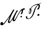 Mr. P's script signature
