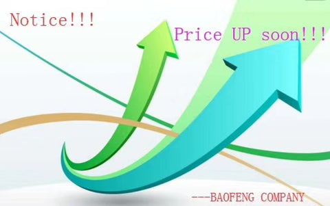baofeng radios price up