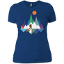 Sasquatch Mountain Ladies' Boyfriend T-Shirt - Spgetti