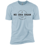 Light Blue Vintage Tai Chi Premium Short Sleeve T-Shirt