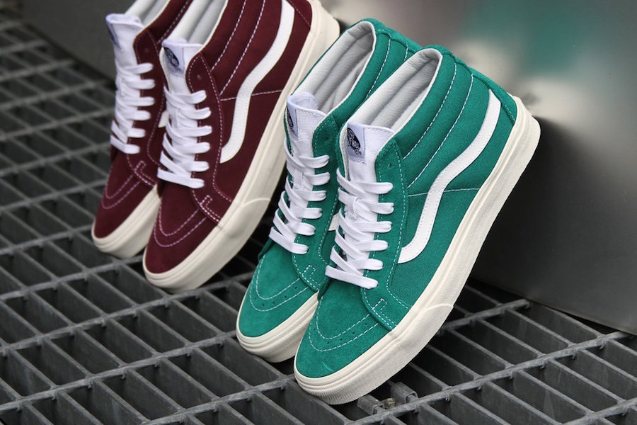 vans sk8 mid reissue green