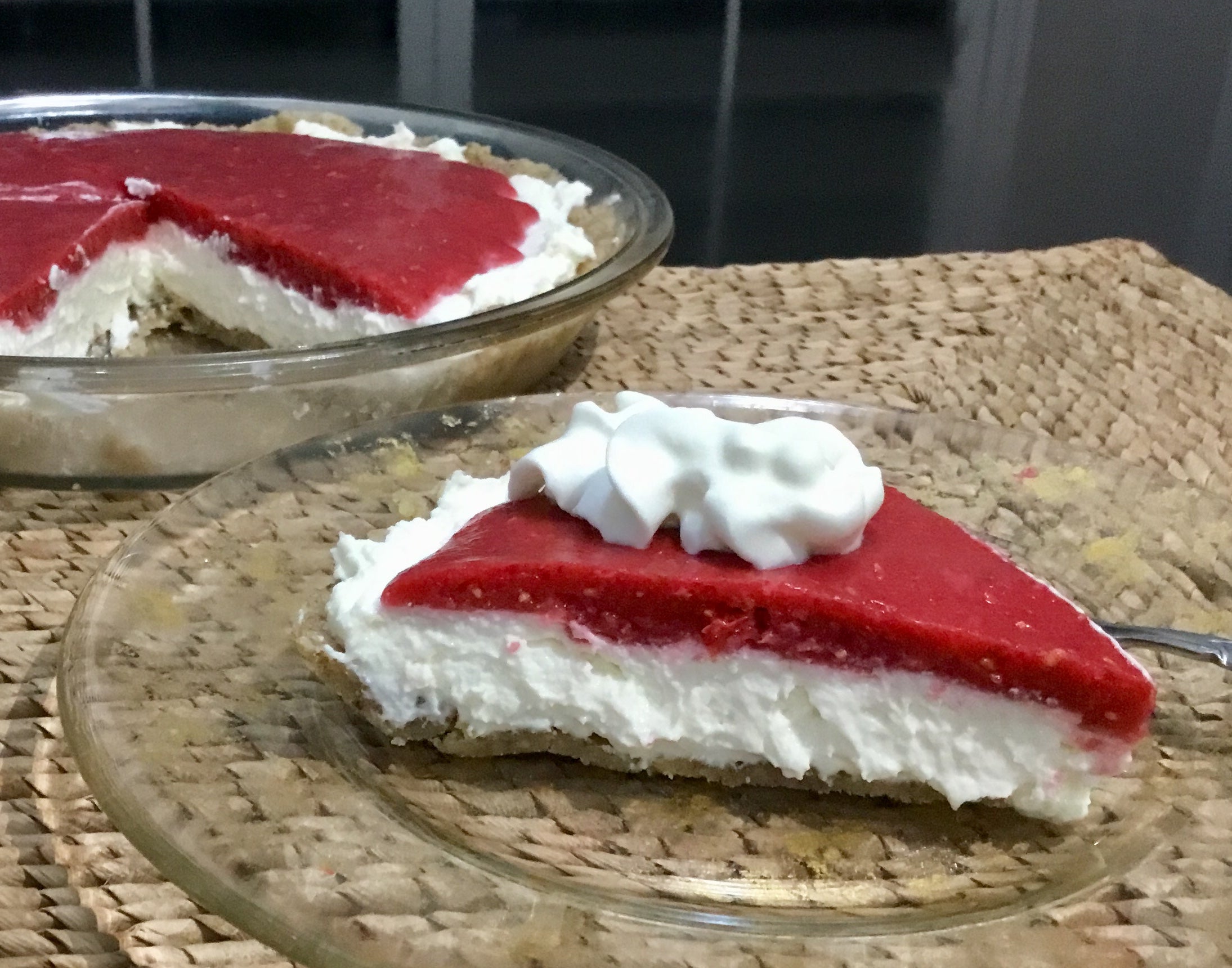 No Bake Berry Cream Cheese Pie