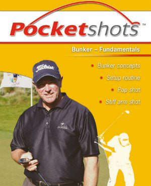 Yellow pocketshots bunker fundamentals with Mark Holland in a cap.