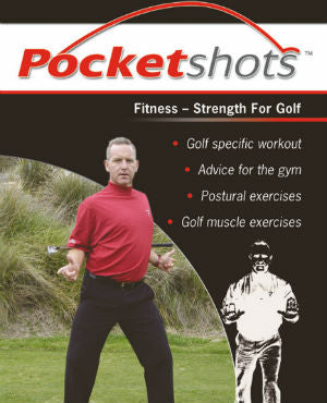 black pocketshots fitness strength for golf with Ramsay McMaster in a red shirt