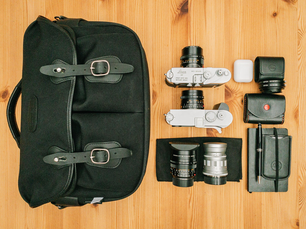 Mehrdad Abedi's Hadley Pro 2020 with Leica M3, 50mm lens, Leica M10, 28mm lens etc