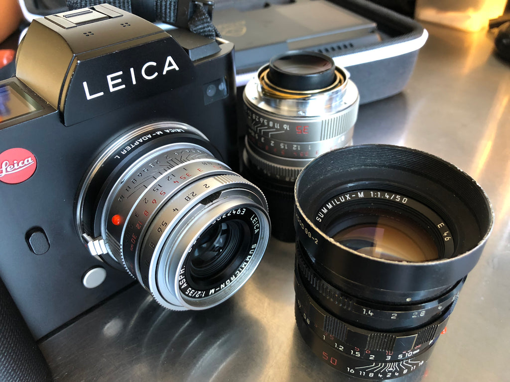 Alfred George Bailey's Leica SL with vintage lenses