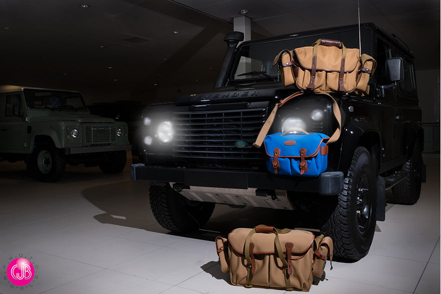 Land Rover Defender with Billingham 307, 555 and Hadley Pro