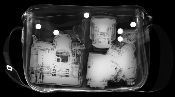 X-Ray of a Billingham Hadley Original Camera Bag