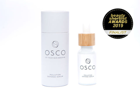 beauty shortlist awards 2019, antipollution skincare, osconatural, pollution defense serum, coyran cheung