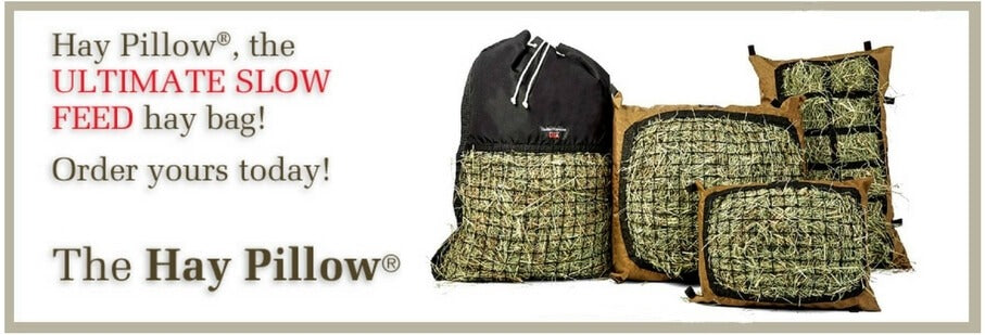 Hay Pillow Slow Feeder Net Bags for Horses