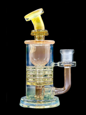 Leisure Glass - Fumed 14mm Brickstack Incycler