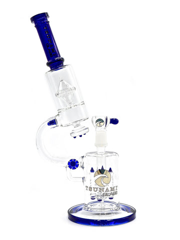 Tsunami Glass Microscope Quadruple Rocket Bong