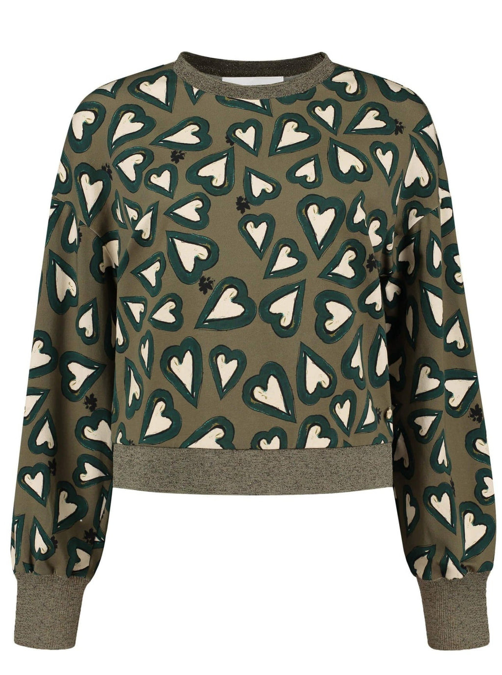 POM Amsterdam - Heartbeat Sweater Khaki