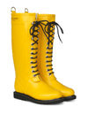 ILSE JACOBSEN - Mid Lace -Up Gumboot Cyber Yellow