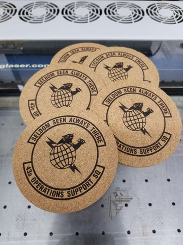 drink coasters - cork