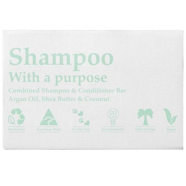 Shampoo With A Purpose Combined Shampoo & Conditioner Bar 125g, Original