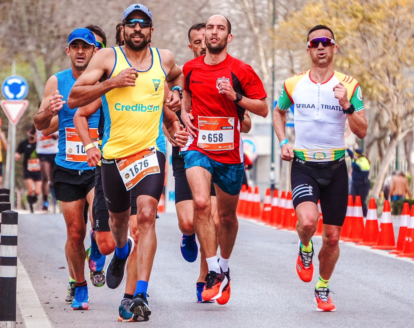 Ultra runners who have turned to liquid protein supplements for an added boost of energy are competing during a marathon race