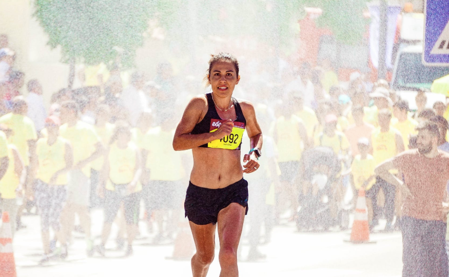 Marathoner able to maintain her competitive edge through liquid protein consumption and rigorous training