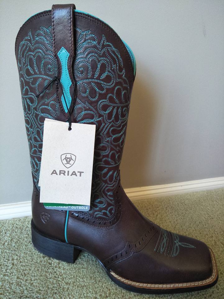 ariat boots turquoise