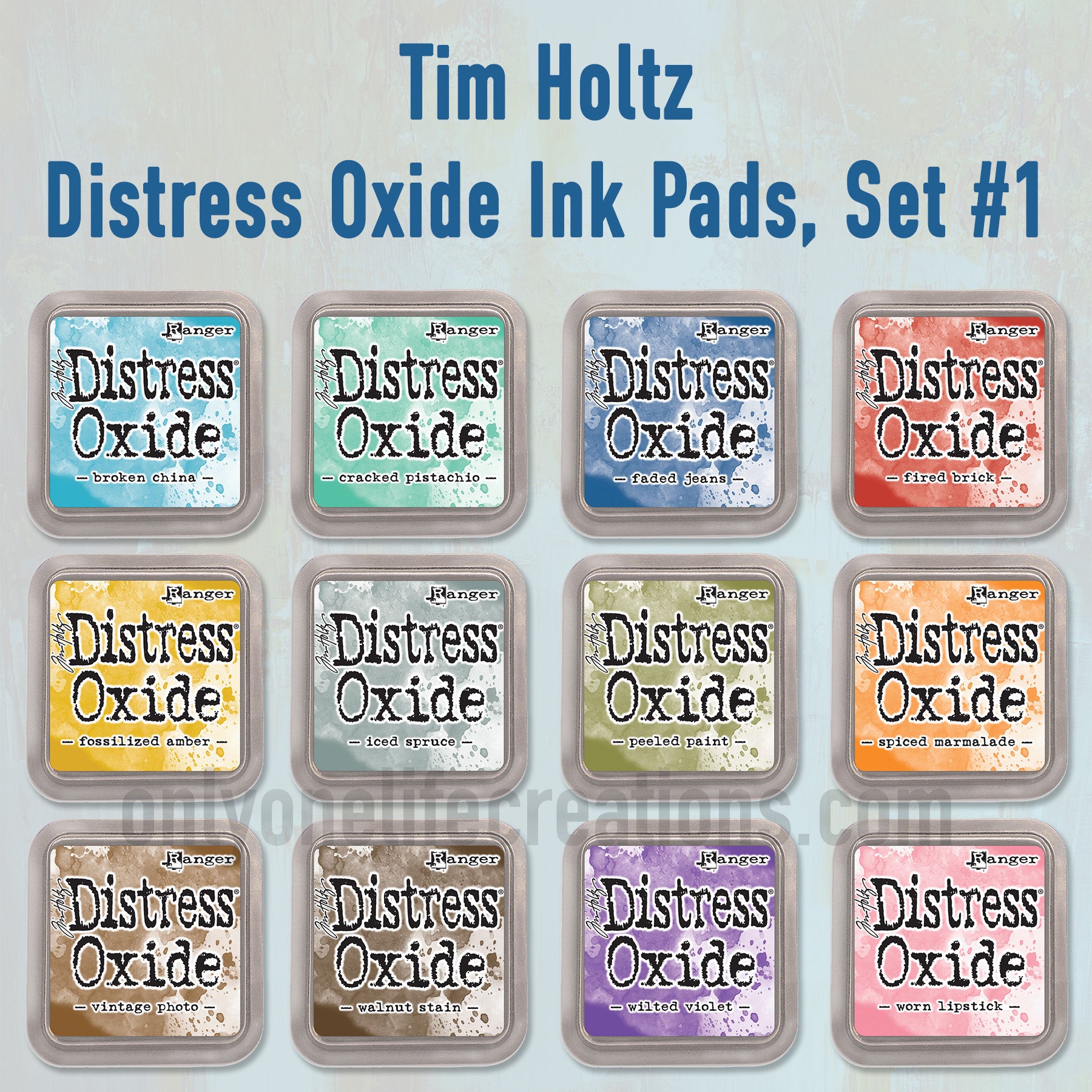 Peeled Paint Distress Oxide Ink Pad Tim Holtz Ranger New Pigment Dye Fusion Ink 
