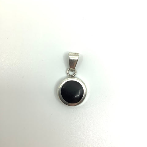 Sterling Silver Onyx Pendant - In Her Shoes YW