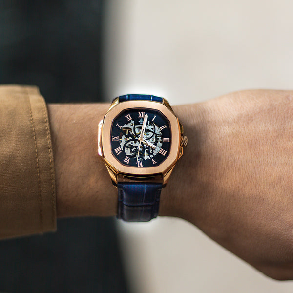 ralph christian rose gold watch