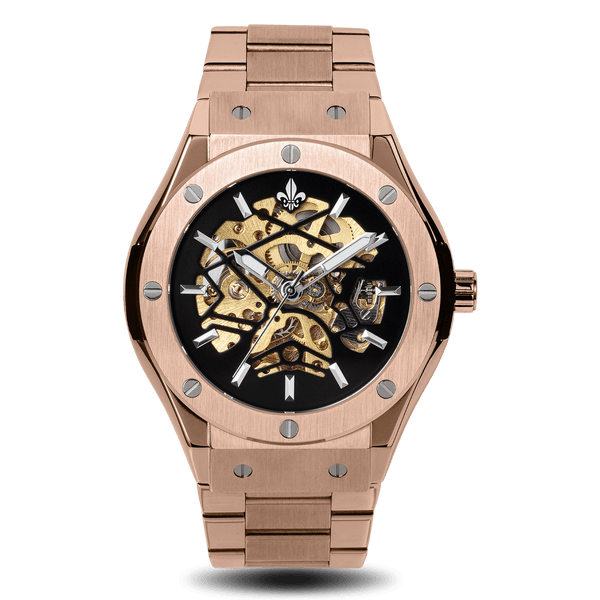 ralph christian rose gold watch