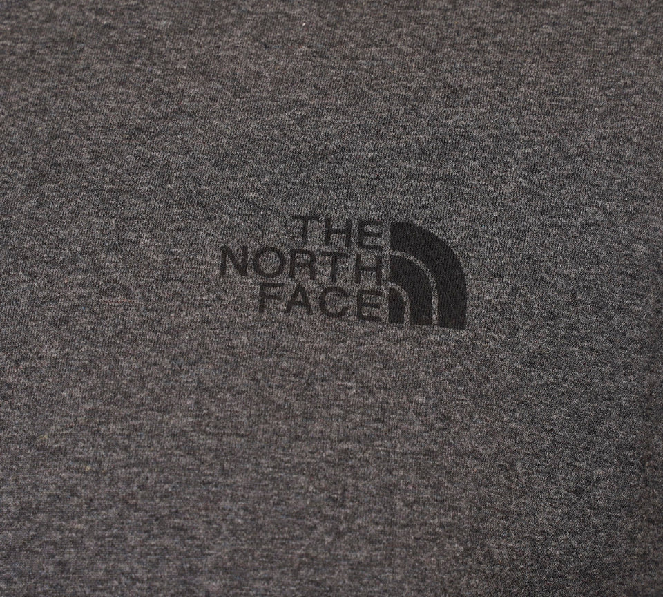 The North Face Simple Dome Cotton Logo Sports T-Shirt Top - Grey