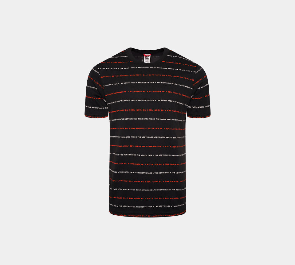 The North Face Crew Tops Casual NF0A3XXSJK3 Cotton Tee Black UK S-XL