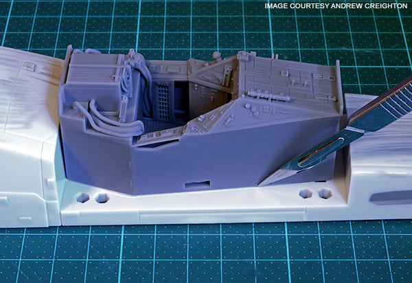 Fitting the X-Wing cockpit into the Revell Kit