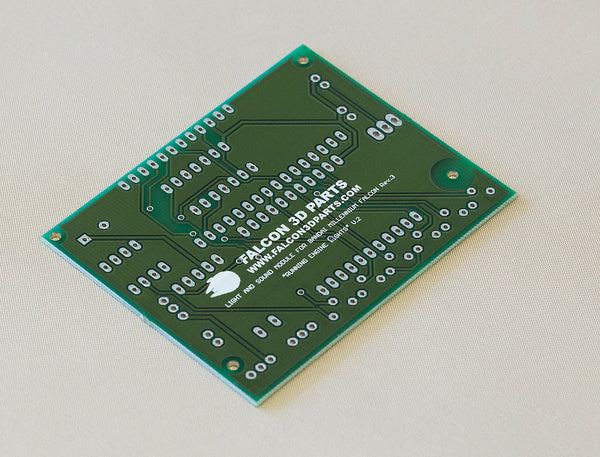 Custom designed circuit board for Bandai PG Millennium Falcon